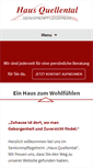 Mobile Screenshot of haus-quellental.de